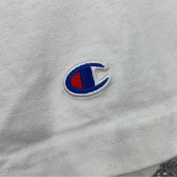 Champion Short Sleeve Rainbow White Tee Size 2XL Men's - Picture 8 of 10